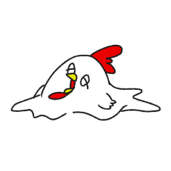 またもや　まぁるい　ニワトリ