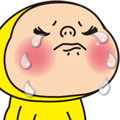 黄色いヤツ、もぞもぞ。