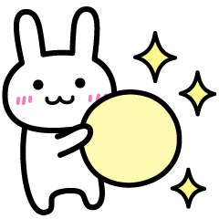 月の住人の敬語スタンプ