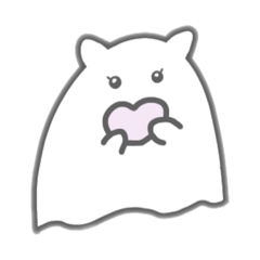 ねこおばけちゃんのすたんぷ