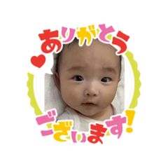 キラキラ赤ちゃんスタンプK