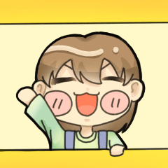 かわいい女の子のスタンプ2023