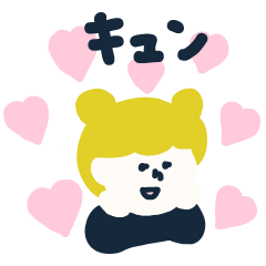 女の子スタンプ -メルヘンな冬編-