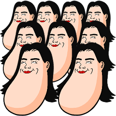 飛び出す! 面白い人 【ポップアップ】