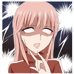 推し活応援女子スタンプ(日常)