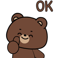 Chubby Teddy Bear : Animated Stickers