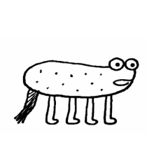 とてもゆるい変な生き物たち