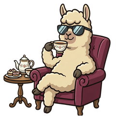 Sheep? Horse? No, its a fed-up alpaca!