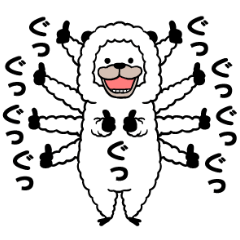 笑うアルパカ5【毎日】