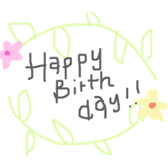 ゆる〜い手書き スタンプ