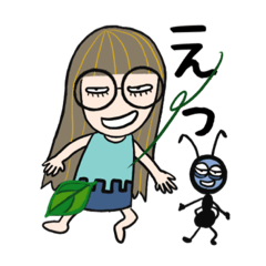 女の子ミーとアリジャロ君2