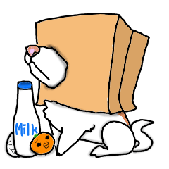 落書き風のホエーちゃん