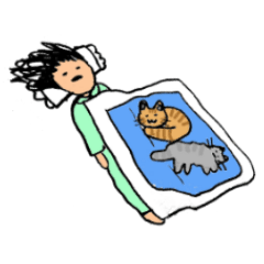 猫さんのスタンプ