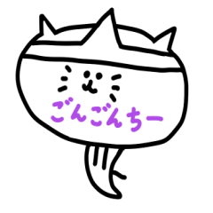 顔の大きい山口弁で話す猫