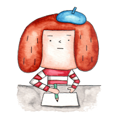 いつものわたし。(水彩画編)