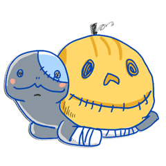 Halloween turtle and bat