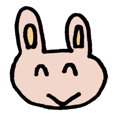 らくがきうさぎスタンプ