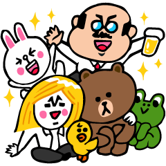 ザ・BROWN & FRIENDS LINEスタンプ集