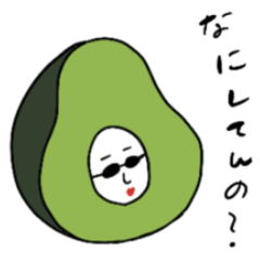 毎日使える被り物スタンプ/シュール/関西弁