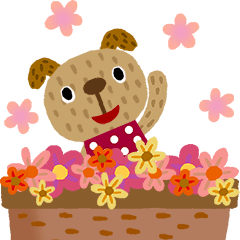 絵本みたいな＊飛び出す＊花花ワンタン