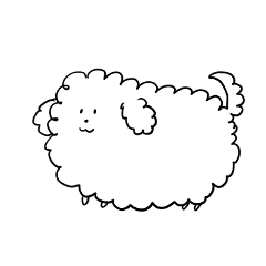 わたあめのイヌ