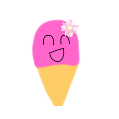 アイスくんの無言スタンプ