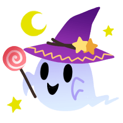 かわいいゴーストとマミー、スケルトン 2