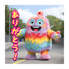 ファンシー謎キャラスタンプ#01