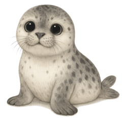 A baby seal (English ver.)