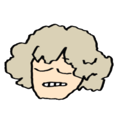 目良さんの顔スタンプ