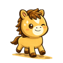 前向き応援♪うまスタンプ