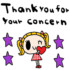 (nenerin日常スタンプ603英語気遣い)