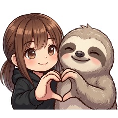 ゼファーおばさんと相棒ナマケモノ君➃