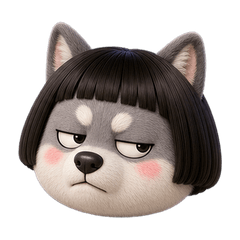 Bob Bangs Wolf Emoji Many Moods 38