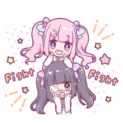 ゆめやみちゃんスタンプ