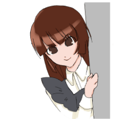 寂しがりや彼女スタンプ