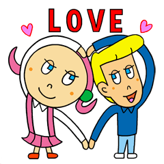 キティとジャックの英語スタンプ 3