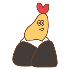 てんむすのエビテンとオムスビー