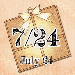 7月24日記念日BIGスタンプ