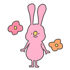 ハナうさぎとちょっとクマ