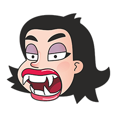 女の子の唇のふくれっ面