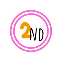 日にちスタンプ(大)_数字/英語/メッセージ