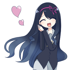 うらおもて雪女ちゃんスタンプ