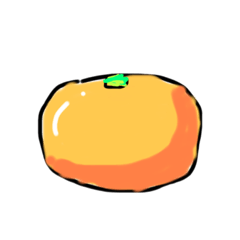 くだもののスタンプ。