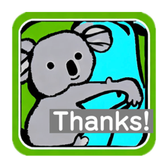 AI koala stickers