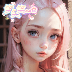 日本語ピンクのパジャマプリンセス