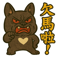 土匪の感情崩壊スタンプ