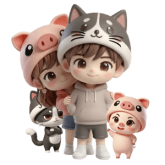 Which Cat is Pig Boyfriend
