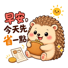 Wallet Hedgehog Budget Life