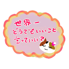 使える！仲良し猫のふわトラみけ